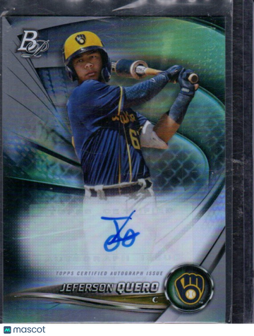 2022 Bowman Platinum Jeferson Quero #TOP-82 Top Prospect Autograph AU