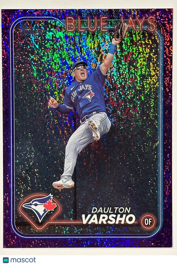 2024 Topps Series 1 DAULTON VARSHO Purple Holofoil FOIL Parallel Blue Jays #/799