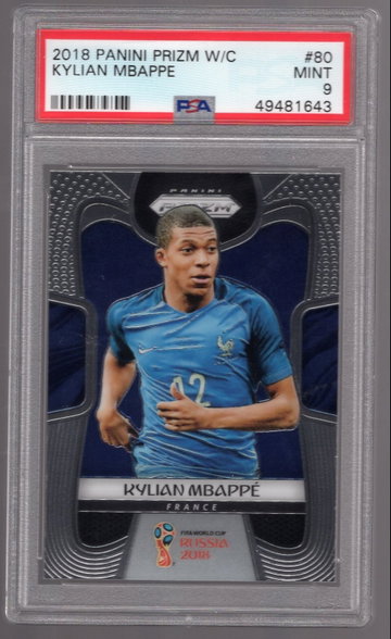 Kylian Mbappe 2018 Panini World Cup Prizm