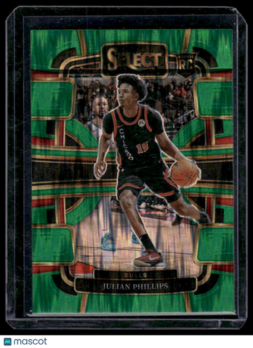 2023-24 Panini Select Julian Phillips #82 Green Shock Prizms