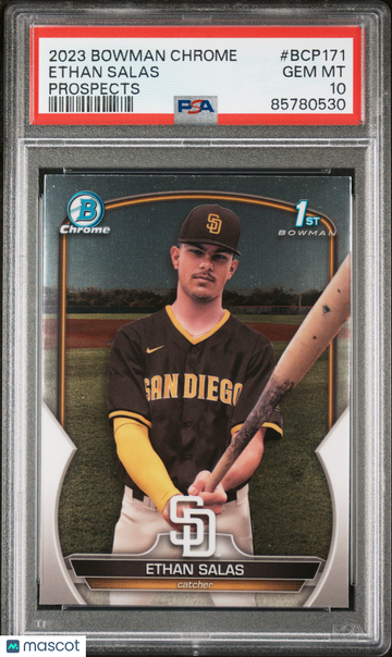 2023 Bowman Chrome Prospects Ethan Salas #BCP171 PSA 10