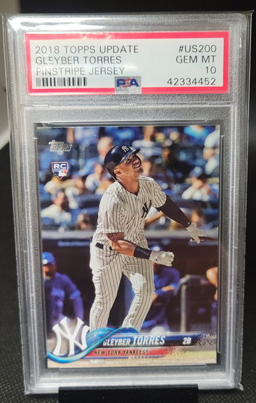 2018 Topps Update Gleyber Torres Psa 10