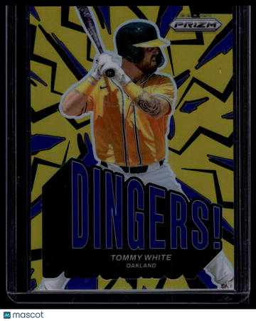 2025 Panini Prizm Tommy White #19 Dingers! Blue Prizms SN