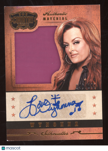 2014 Panini Country Music Silhouettes Wynonna 046/199 Authentic Material #SI-W