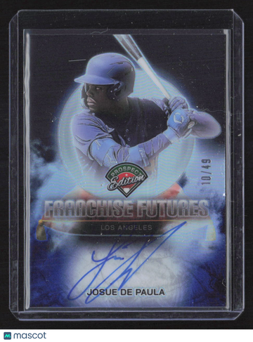 2025 Panini Prospect Edition Franchise Futures Auto Josue De Paula #FFS-JD Silver /49 RC