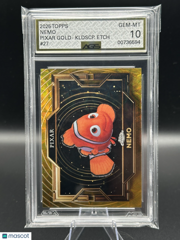 2025 Topps Chrome Pixar GOLD AGS 10