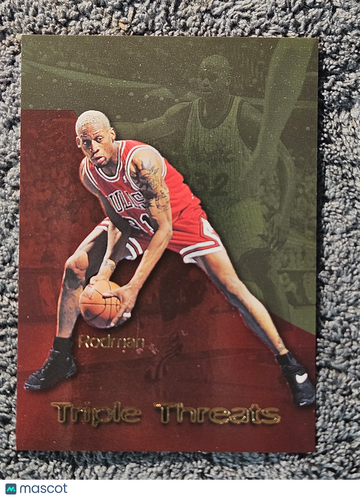 1996 SkyBox Premium Triple Threats Dennis Rodman #TT10