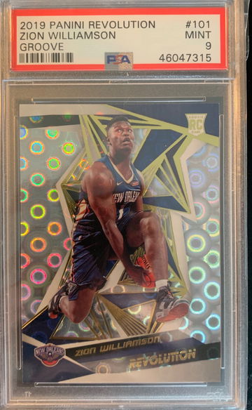 2019 Revolution Groove Zion Williamson PSA 9