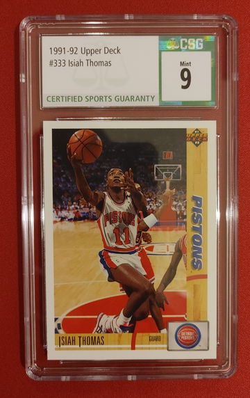 1991 Upper Deck Detroit Pistons Isiah Thomas 