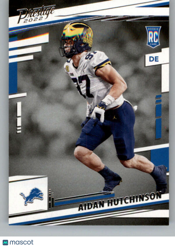 2022 Panini Prestige Aidan Hutchinson #312 Rookie Detroit Lions