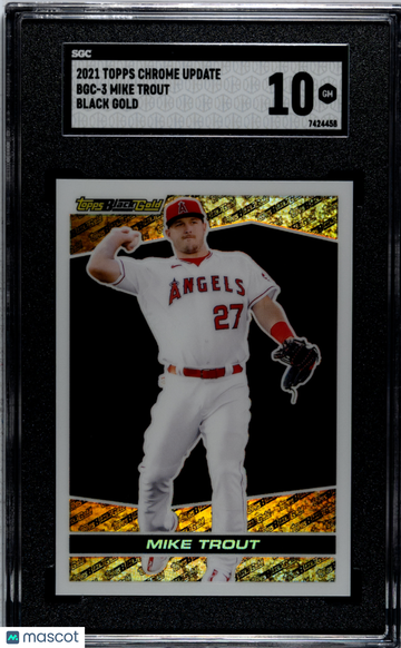 2021 Topps Chrome Update Mike Trout #BGC-3 SGC 10