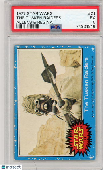 1977 Star Wars Allens & Regina The Tusken Raiders #21 PSA 5