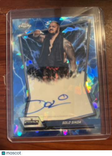 2026 Topps Chrome WWE Solo Sikoa #BBA-SOL [Base] Topps