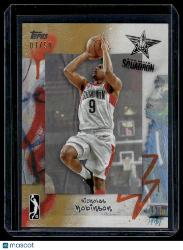 2025 Topps G League Nicholas Robinson #6 Gold /50