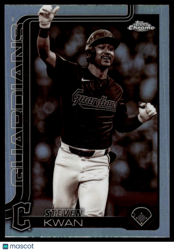 2025 Topps Chrome Steven Kwan #202 Sepia Refractors