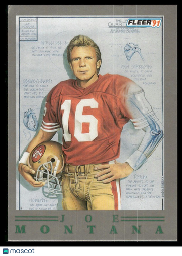1991 Fleer Joe Montana #1 Pro-Visions