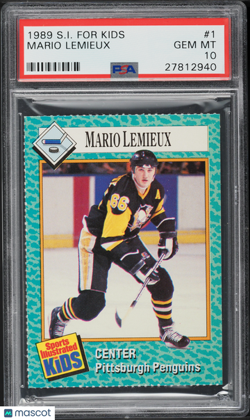 1989 S.I. For Kids Mario Lemieux #1 PSA 10