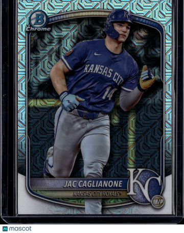 2025 Topps Bowman Chrome Jac Caglianone #BCP-154 Mojo Refractor