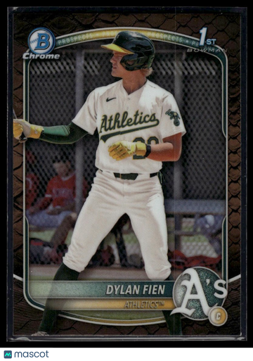 2025 Bowman Dylan Fien #BCP-47 Chrome Prospects Reptilian Refractor