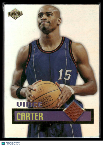 1999 Collector's Edge Rookie Rage Vince Carter #GG2 Authentic Gameball MEM