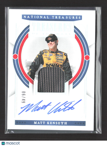2024 Panini National Treasures Racing Matt Kenseth #TH-MKT /49 Autograph Race-worn/used material