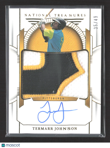 2024 Panini National Treasures Termarr Johnson #PMS-TJ /49 Patch Memorabilia