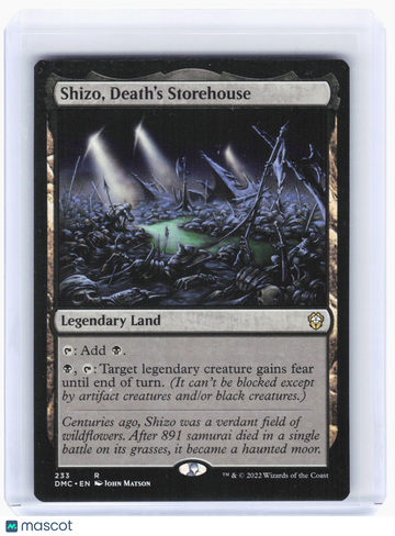 Commander: Dominaria United Shizo, Death's Storehouse Nonfoil Rare #233