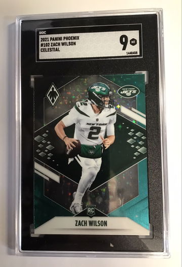 2021 Panini Phoenix #102 Zach Wilson Celestial Mint