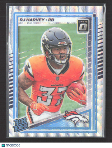 2025 Panini Donruss Optic Prizm RJ Harvey #208 169/300