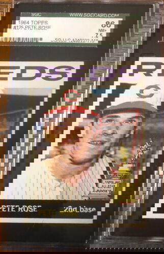 1964 Topps #125 Pete Rose SGC 7.5 Nm Mt plus