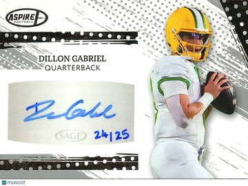 2025 SAGE Aspire Dillon Gabriel Silver Rookie