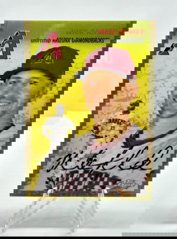 2023 Topps Chrome Platinum NICK AHMED #/50 GOLD TOILE REFRACTOR Diamondbacks