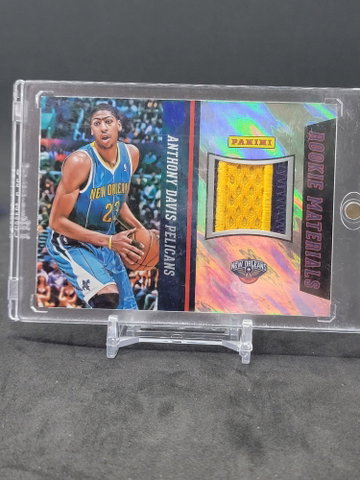 2013 national convention Anthony Davis lava flow rookie jersey patch sp /25