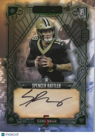 2024 Wild Card Spencer Rattler #2024 Rookie Leaf