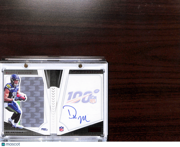 2019 Panini Playbook DK Metcalf #213 /10 Patch