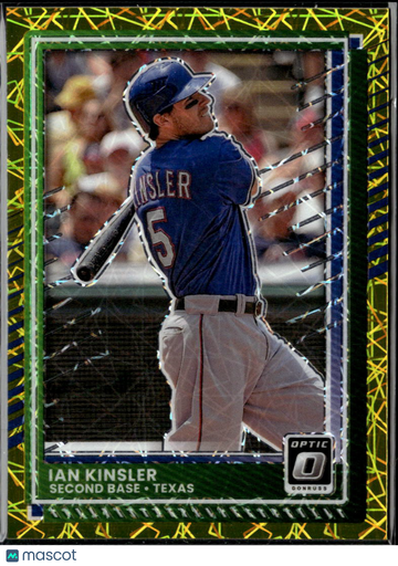 2025 Panini Donruss Optic Ian Kinsler #93 Yellow Laser /10