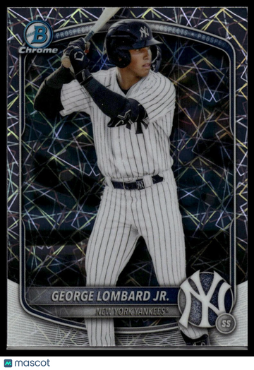 2025 Bowman Draft George Lombard Jr. #BDC-43 Chrome Laser Refractor