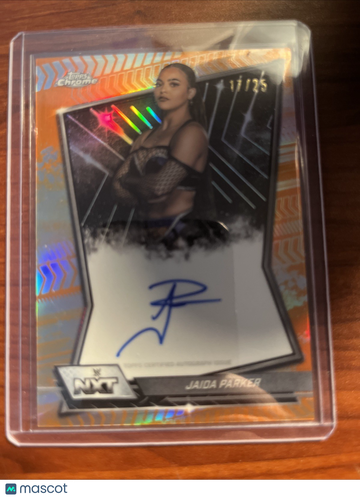 2026 Topps Chrome Jaida Parker Orange Autograph Topps