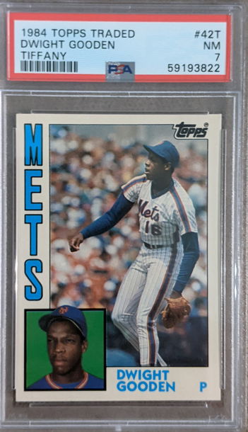 1984 Topps Traded Tiffany #42T Dwight Gooden (Shipped from Canada)