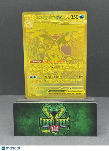 2026 Mega Evolution – Chaos Rising Mega Greninja EX Secret Rare HR #122/86