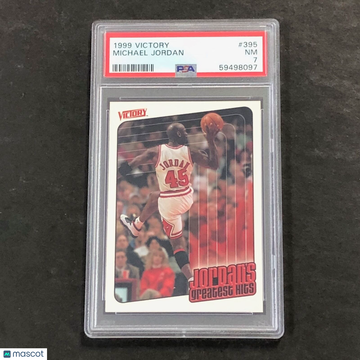 1999 Upper Deck Victory Michael Jordan #395 PSA 7