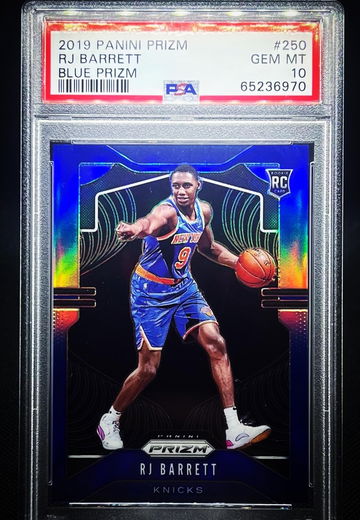 RJ Barrett Prizm Blue /199 RC