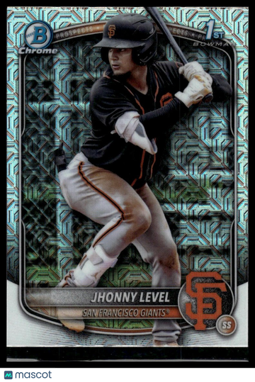 2025 Bowman Jhonny Level #BCP-147 Chrome Prospects Mojo Refractor