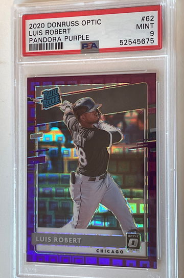 2020 Donruss Optic Luis ROBERT pandora purple /99