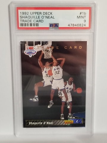 1992 Shaquille O'neal Upper Deck 1B PSA 9