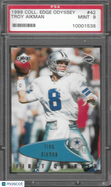 1999 Collector's Edge Odyssey Troy Aikman #42 PSA 9