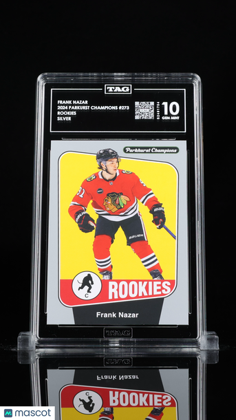 2024 Parkhurst Champions Frank Nazar #273 Silver Low Pop Rookie TAG 10