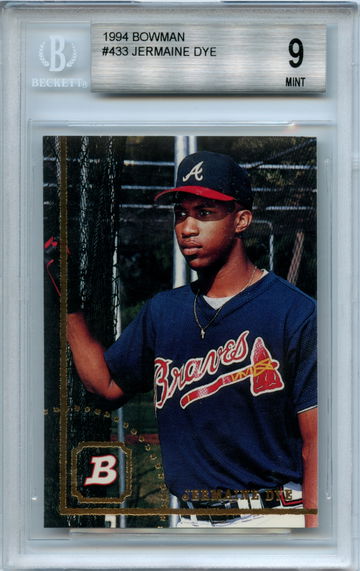 1994 Bowman #433 Jermaine Dye RC BGS 9