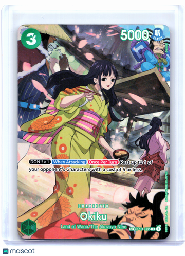500 Years in the Future Okiku (Special Rare) Foil Rare #OP01-035