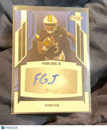 2024 SAGE HIT - Autographs Silver (Low Series) Frank Gore Jr. #A-FGJ
